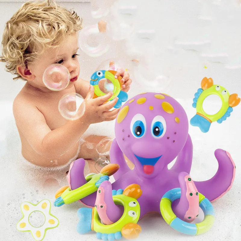 Baby Bath Toy Shower Cartoon Animal Octopus Kid
