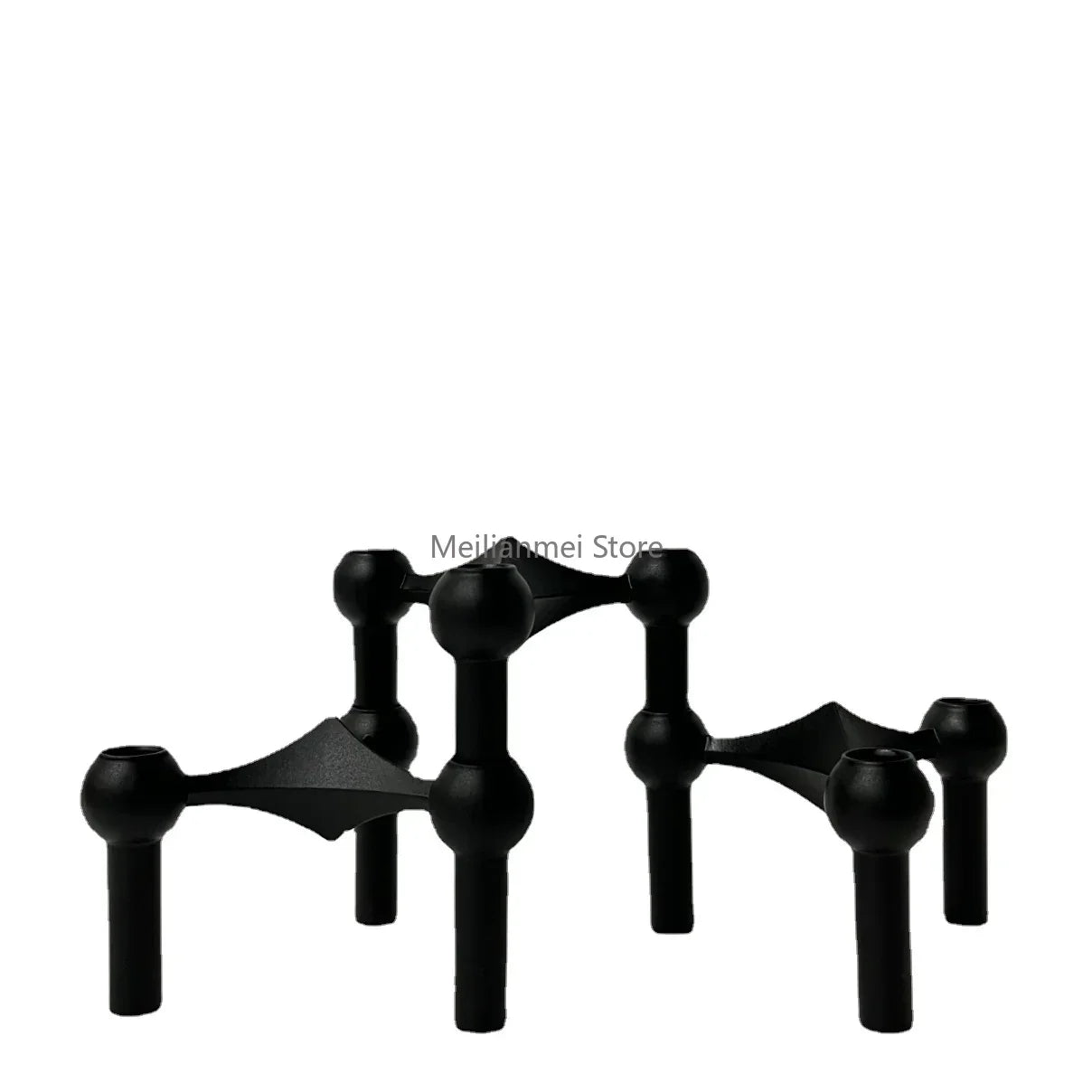 Molecular Structure Metal Candle Holder Nordic Gold Candlestick