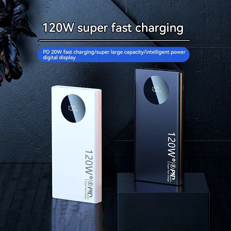 50000mAh Sufficient Capacity Power Bank 120W Super Fast