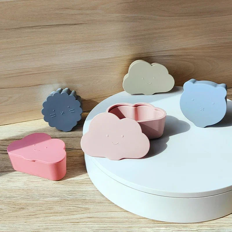 100% Food Grade Silicone Animal Pattern Feeding Box