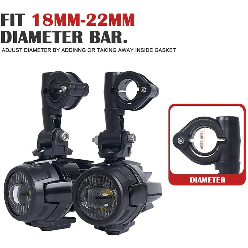 2x 12000lm 6000K Led Motorcycle bike Headlight bulb