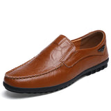 Genuine Leather Men Casual Shoes Luxury Brand 2023