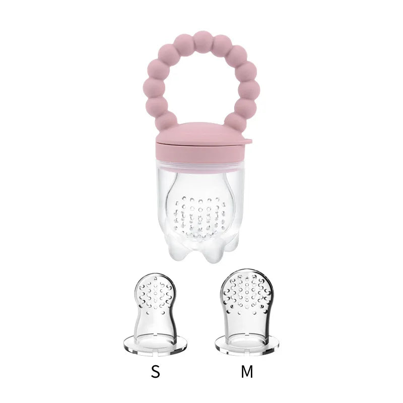 Baby Pacifier Fruit Feeder Baby Silicone Mesh Bag