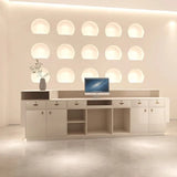 Front Service Reception Desks Luxury Counter Corner Cash