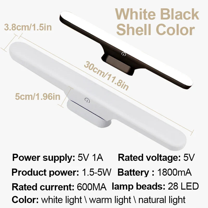 Table Lamp USB LED Magnetic Desk Lamp Bedroom