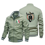 2024 new Men's Jacket VESPA Logo Print Motorcycle