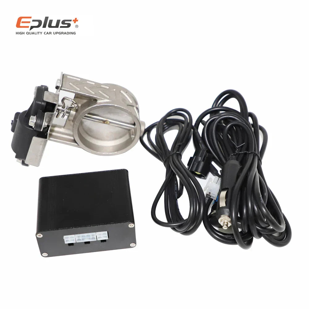 EPLUS Car Exhaust Pipe Electronic Valve Kit Universal