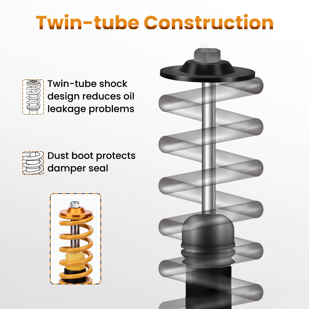 Coilover Struts For VW GOLF GTI JETTA MK4