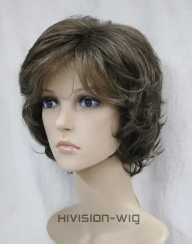 Women Fashion Short Wigs Blonde Brown Black Wig