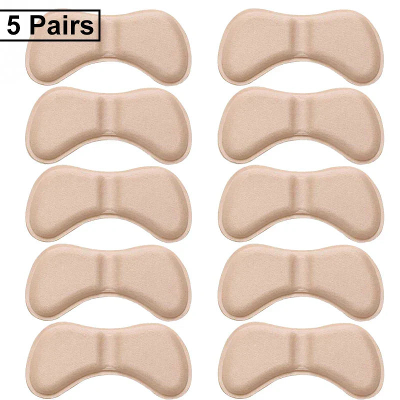 5 Pairs Heel Insoles Patch Pain Relief Anti-wear