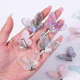 10Pcs/Set Mermaid Color Fairy Butterfly Handmade Hairpins For