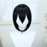 Short 11.8 Inches Straight Synthetic Wig for Cosplay