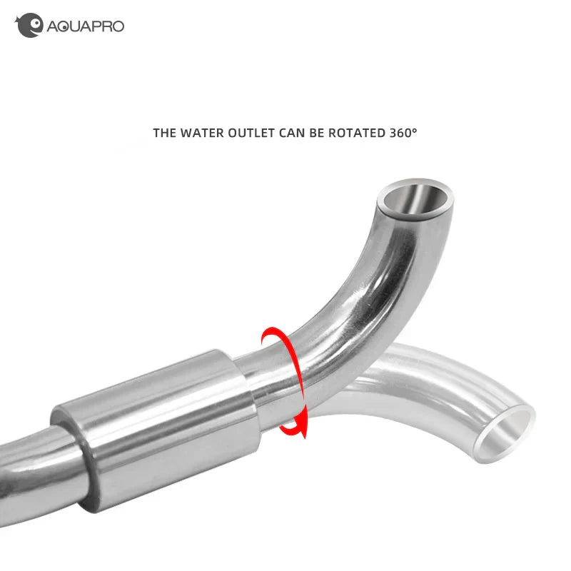 Aquarium Inlet Outlet Lily Pipe Stainless Steel Water