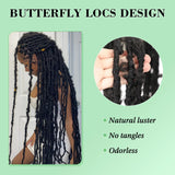 Kaylss 48" Full Double Lace Knotless Locs Braided