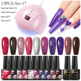 Mtssii 13/16Pcs Gel Nail Polish Set With 36W