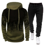 2023 Sportswear Men's casual Hoodie pants 2-piece autumn