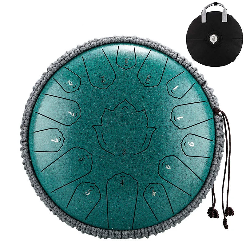 Hluru Music Drum 15 Notes Glucophone Steel Tongue