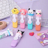 New Sanrio Highlighter 6-24pcs Kuromi Melody Soft Rubber