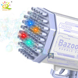 HUIQIBAO Bazooka Bubble Gun Rocket 69 Holes Bubbles
