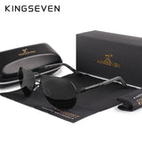 KINGSEVEN New Fashing Men’s Sunglasses High Quality Aluminum Luxury Retro Functional Glasses Women Pilot Accessory Eyewear