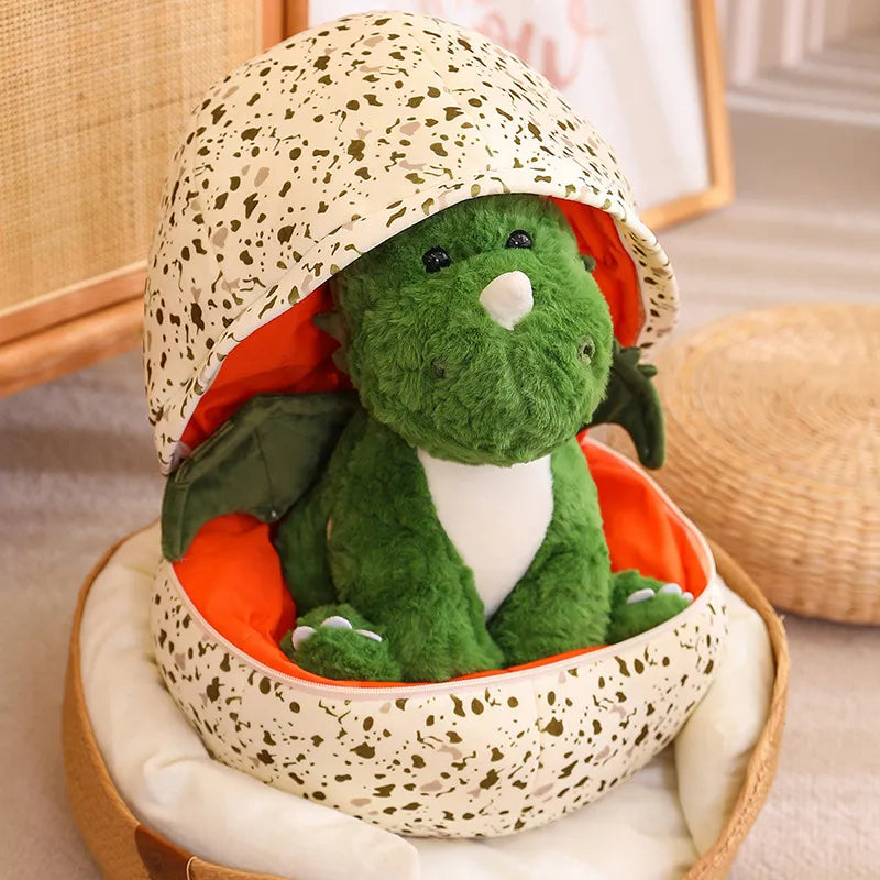 Creative Dinosaur egg Turn Into Dino Plush Toys