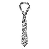 Mens Tie Classic Skinny Haloween Scary Skull Neckties