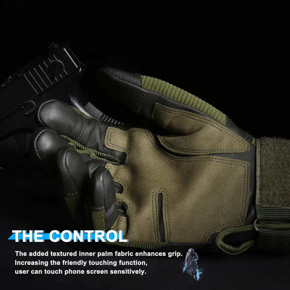 Full Finger Tactical Army Gloves Military Paintball Shooting