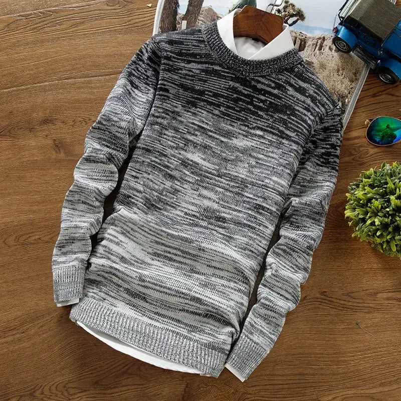 Men's Clothing Pullovers Round Collar Crewneck No Hoodie
