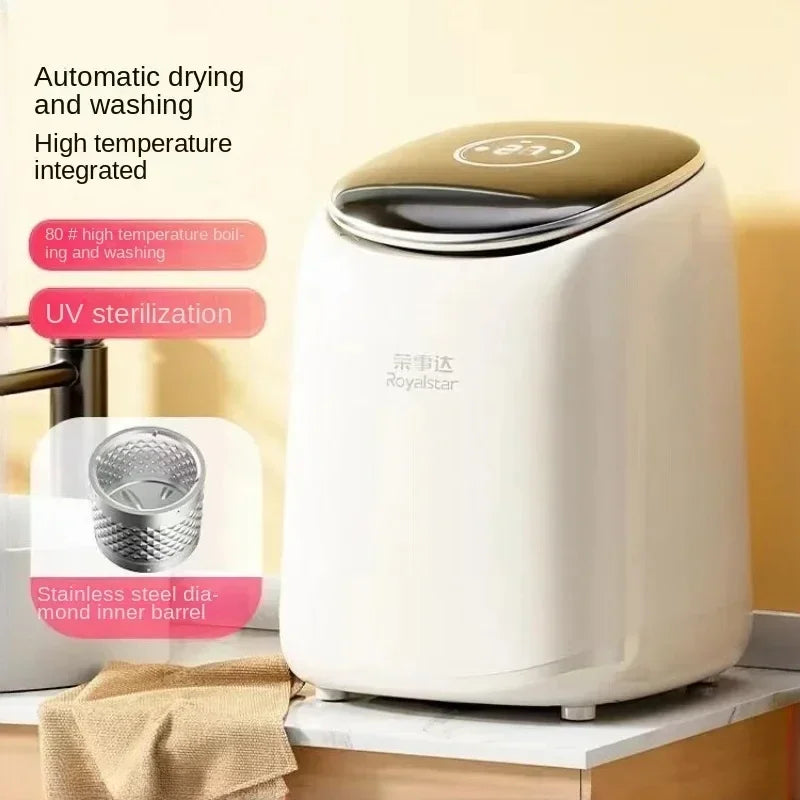 fully automatic washing machine mini washing and drying