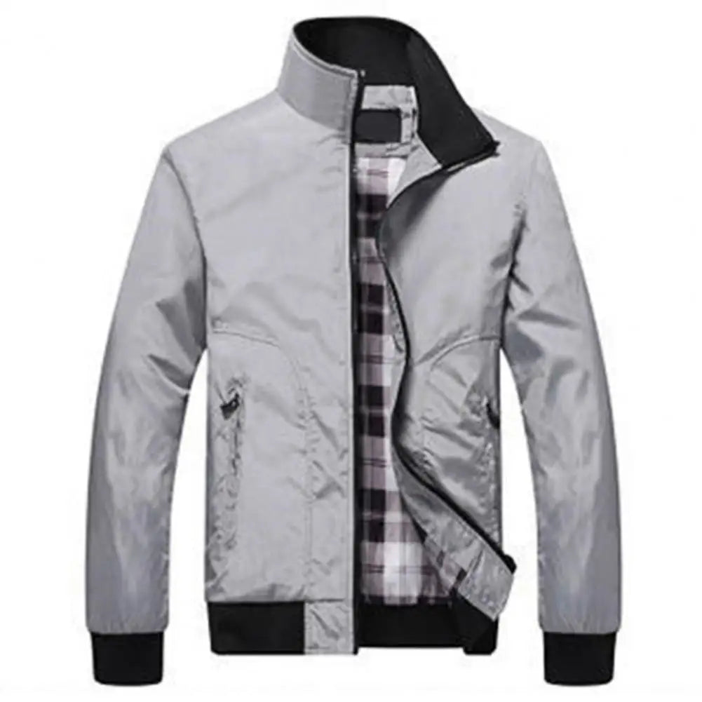 Fashionable Men Jacket Quick Dry Loose Skin-friendly Wear