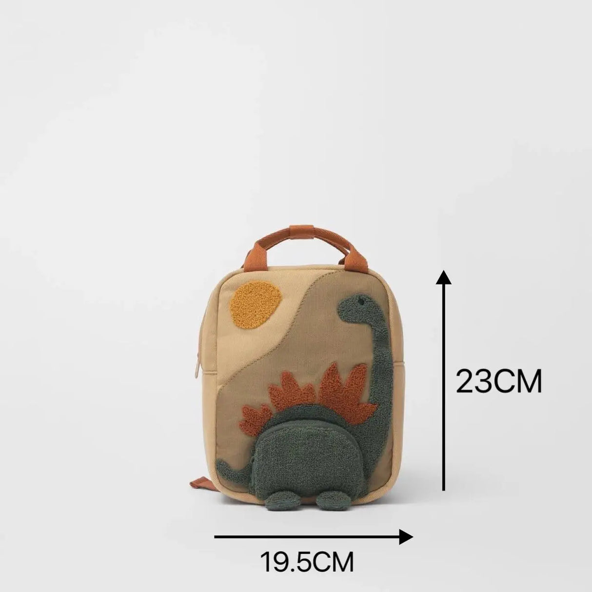 Baby Toddler Cartoon Dinosaur Backpacks With Zipper Soft