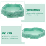 Reptile Feeding Bowl Resin Reptile Water Dish Food