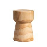 Creative Solid Wood Stool Log Pouf Sitting Stool