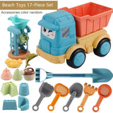 Beach Toys Sandbox Silicone Bucket Sand Toys Sandpit