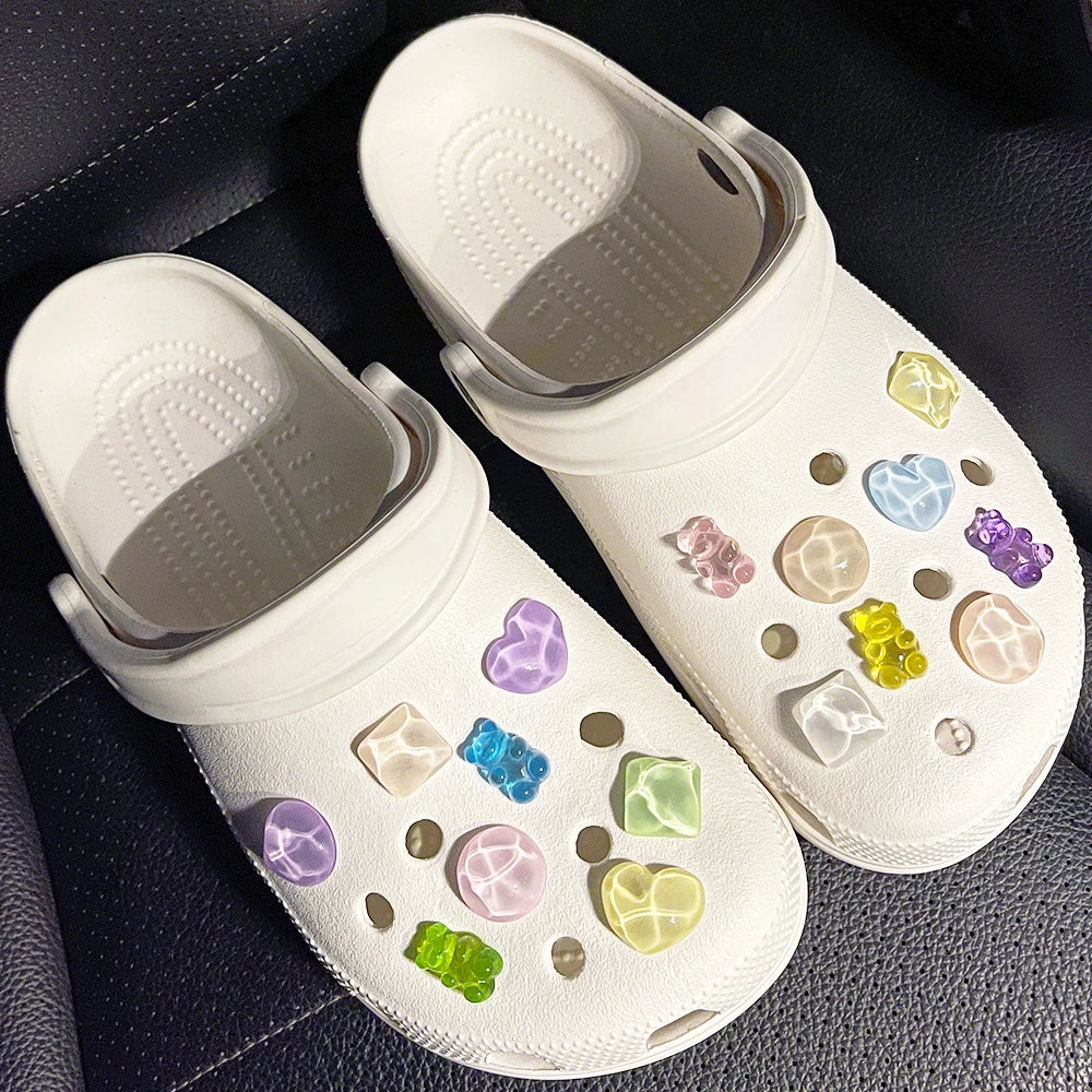 Shoe Charms for Croc Accessories Artificial Crystal Shoe