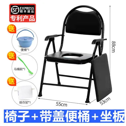 Disabled Stackable Bathroom Chair Space Saving Squatty Potty
