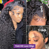 Water Wave Lace Front Wig 4x4 5x5 Lace
