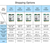 Tri Band WI-FI 6E AX210 M.2 NGFF 5374Mbps