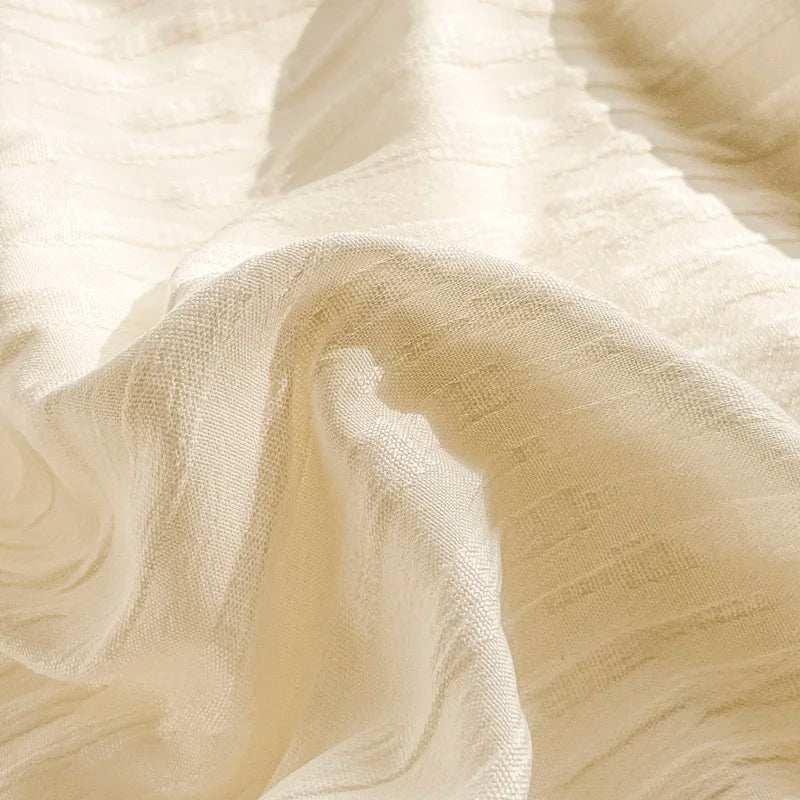 Seersucker Bedding Set Duvet Cover Flat Sheets Pillowcase