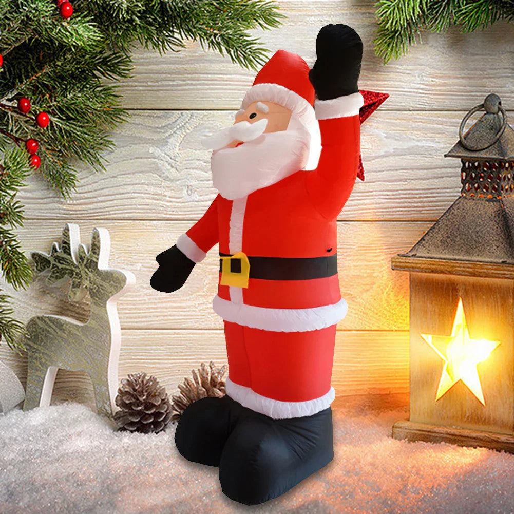 2.4M Christmas Inflatable Outdoor Doki Toy LED Light