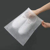 10PcsSet Shoe Dust Covers NonWoven Dustproof Drawstring Clear