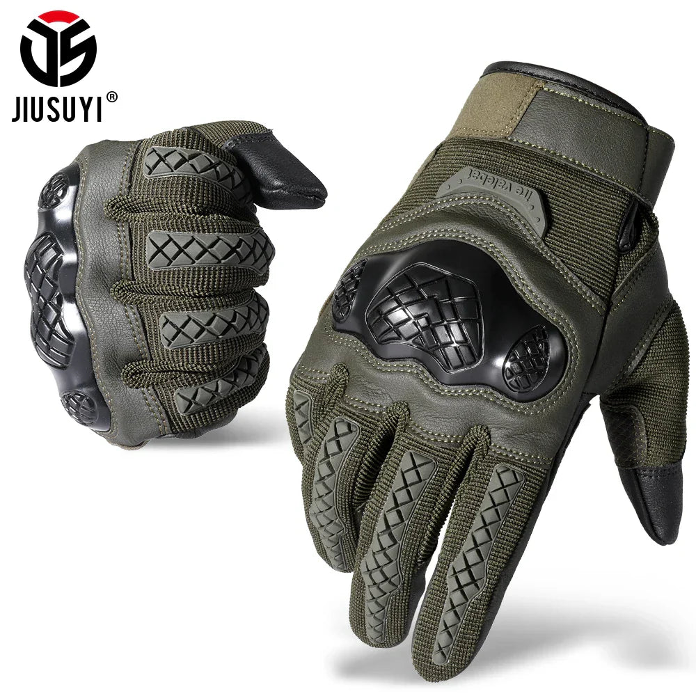 Tactical Touch Screen Full Finger Gloves Army Military
