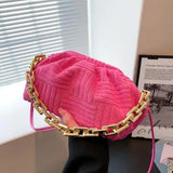 2024 new women fashion towel embossed clutch bag