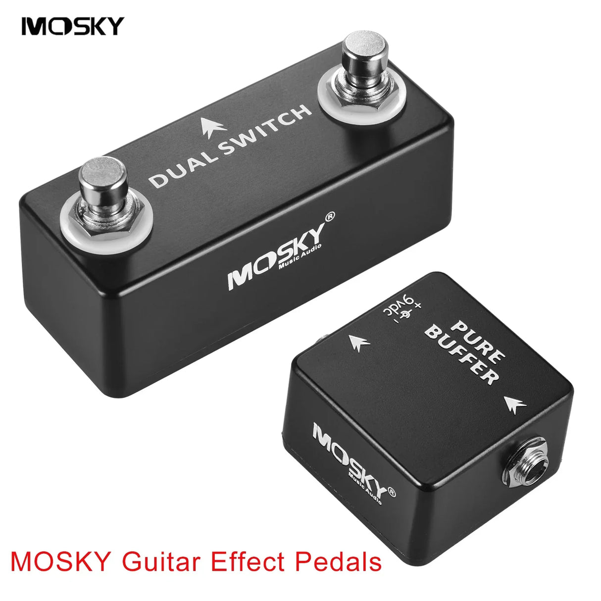 MOSKY DUAL SWITCH Guitar Effect Pedal Dual Footswitch