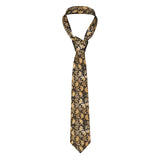 Mens Tie Classic Skinny Haloween Scary Skull Neckties