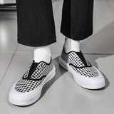 Men Canvas Shoes Fashion Solid Color Men Vulcanized
