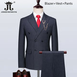 S-5XL ( Blazer + Vest + Pants )