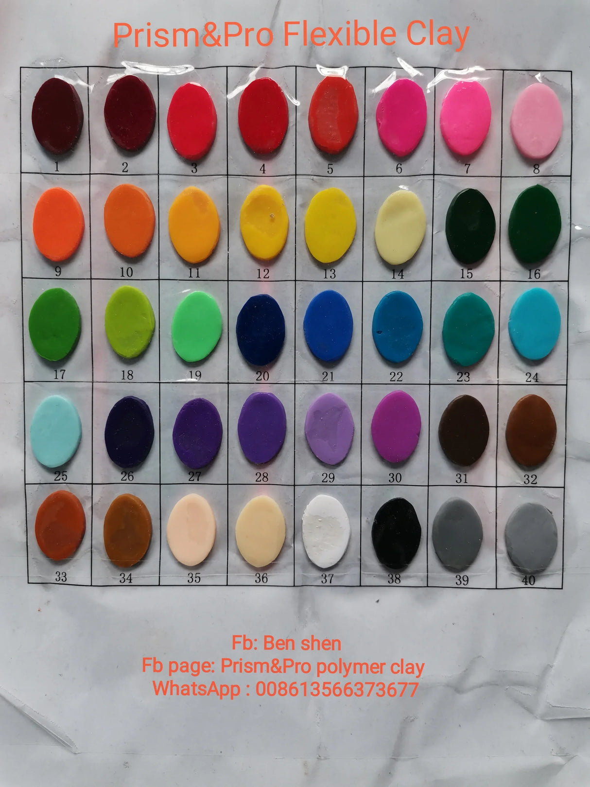 Polymer Clay 24 Colors, Modeling Clay for Kids