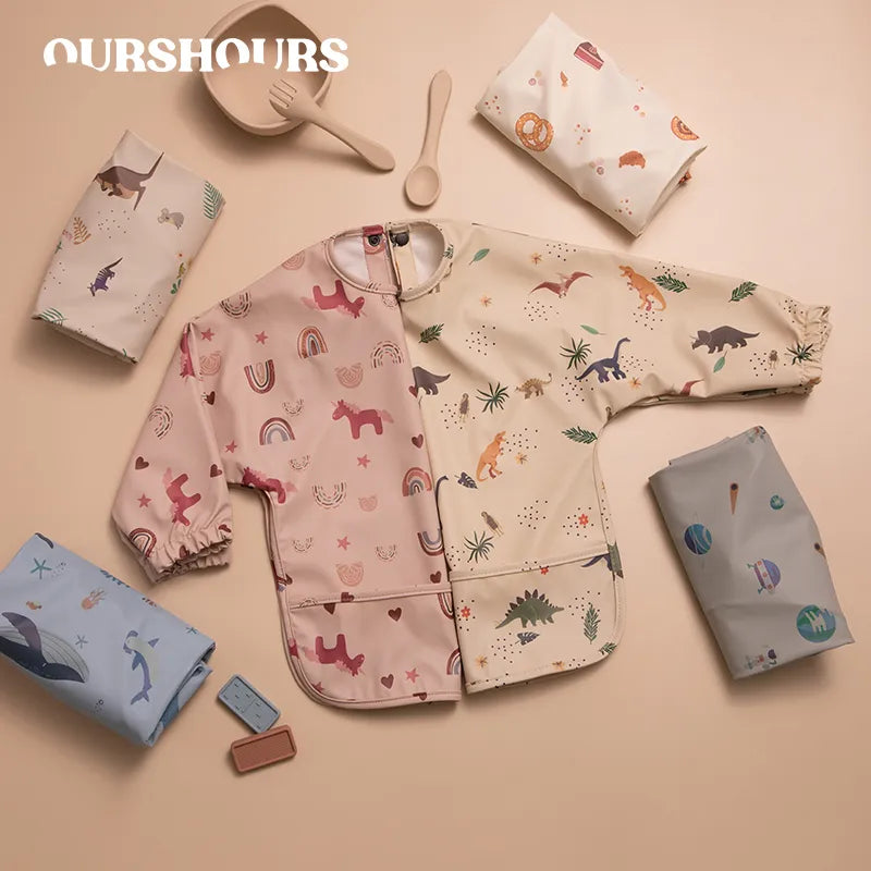 Little Boy Girl Painting Smock Baby's Soft Waterproof