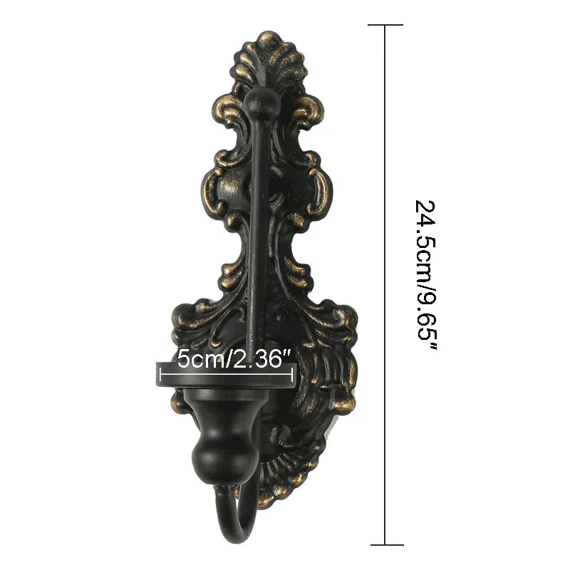 Gold Mounted Wall Candle Holder Tealight Hanging Wall